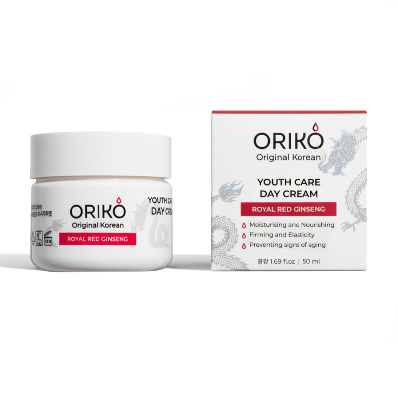 ORIKO Royal Red Ginseng Youth Care Day Cream Увлажняющий дневной крем с экстрактом красного женьшеня против первых морщин 50мл