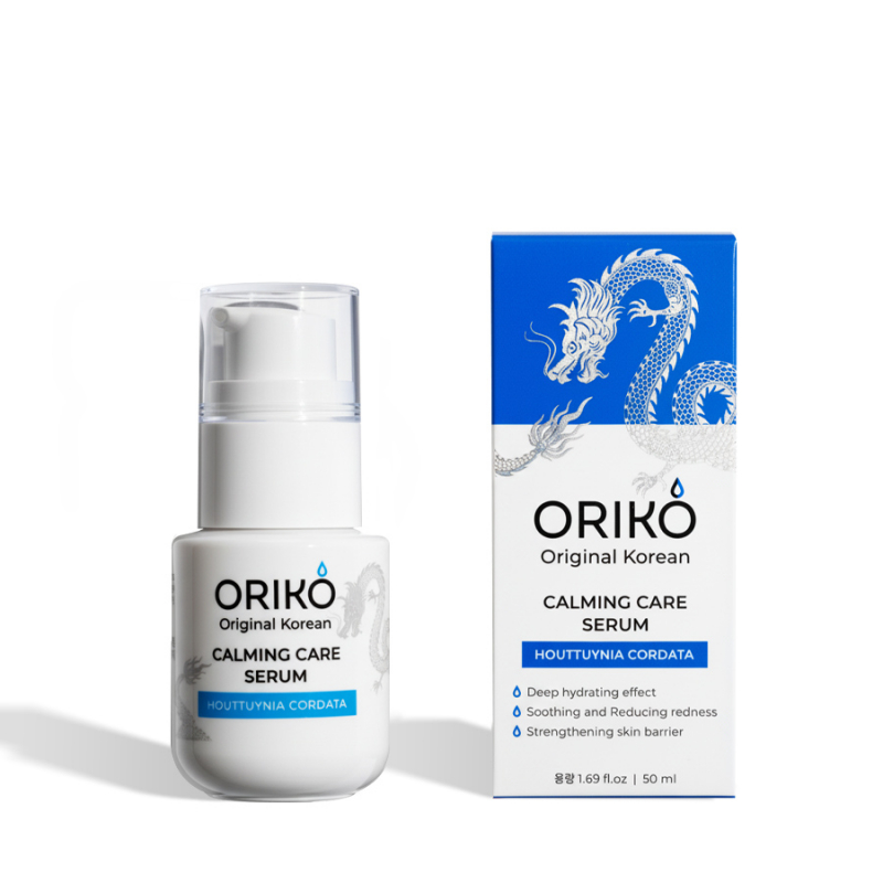 ORIKO Calming care serum with Houttuynia cordata extract Успокаивающая сыворотка для лица с экстрактом хауттюйнии и гиалуроновой кислотой 50мл
