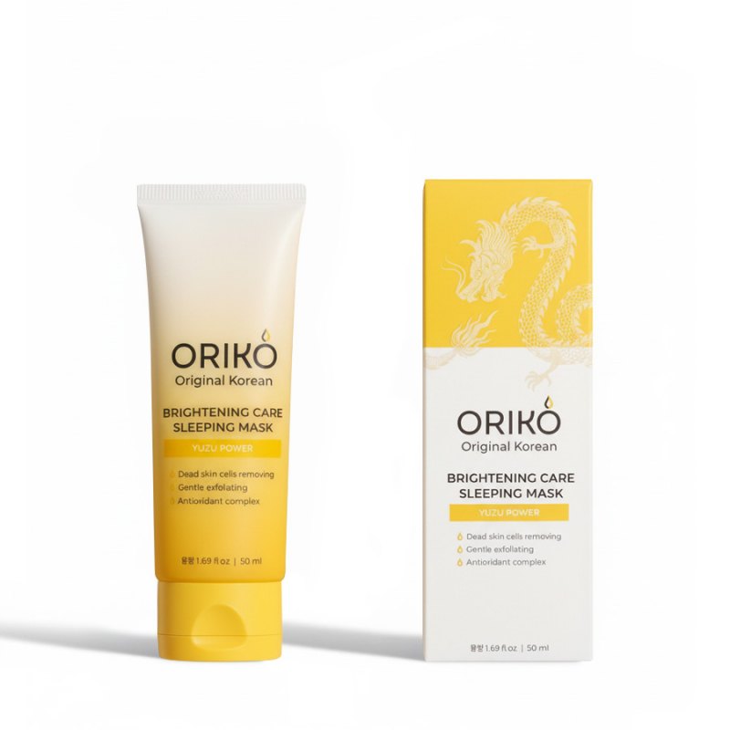 ORIKO Brightening care sleeping mask with yuzu extract Ночная маска для лица с экстрактом юдзу, выравнивающая тон кожи 50мл